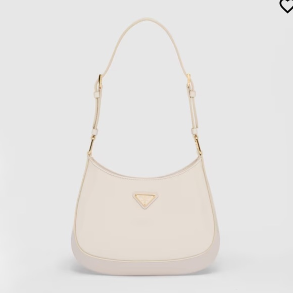 Prada Patent Leather Cleo bag in Ivory - Picture 1 of 9